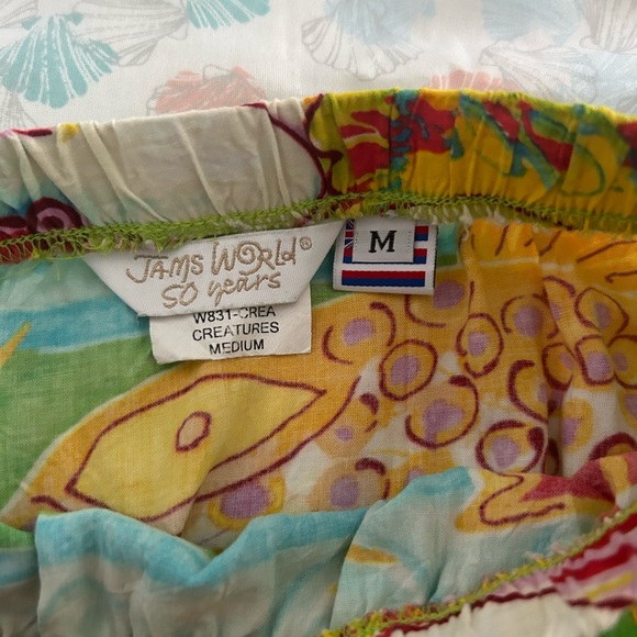 Jam’s world 50 years rayon multicolored skirt med - Picture 4 of 5